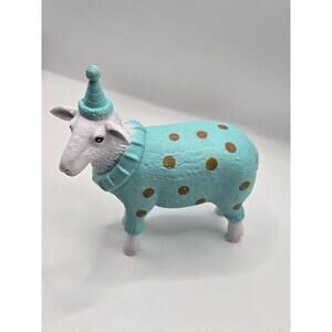 Target Bullseye Party Animals Birthday Shoppe Sheep Figurine 5 Inch Cake Topper